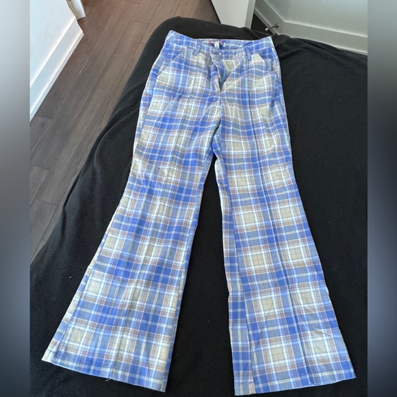 Plaid flare pants - Picture 1 of 4